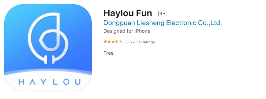 Haylou Fun na App Store